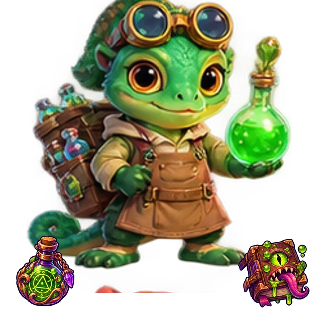 Alchemy Workshop original cartoon hero