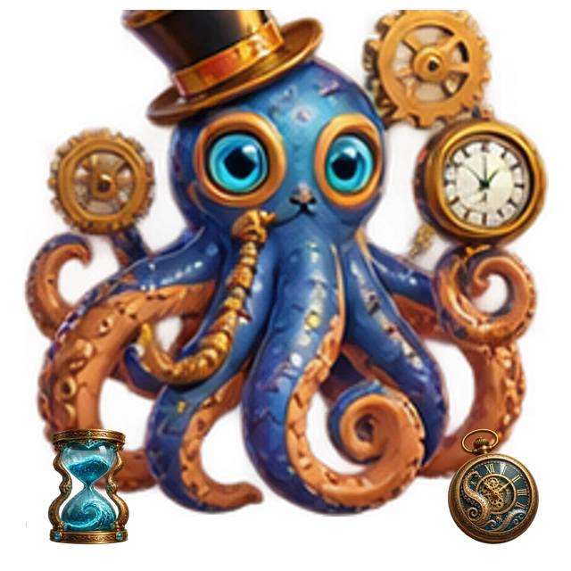Clocktopus original cartoon hero