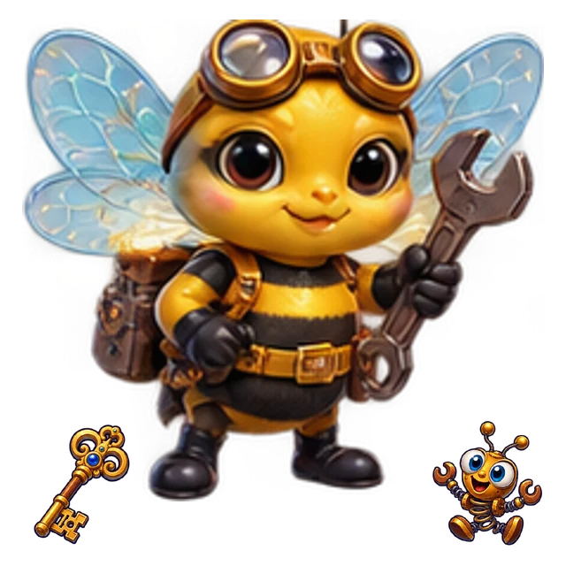Clockwork Wing original cartoon hero