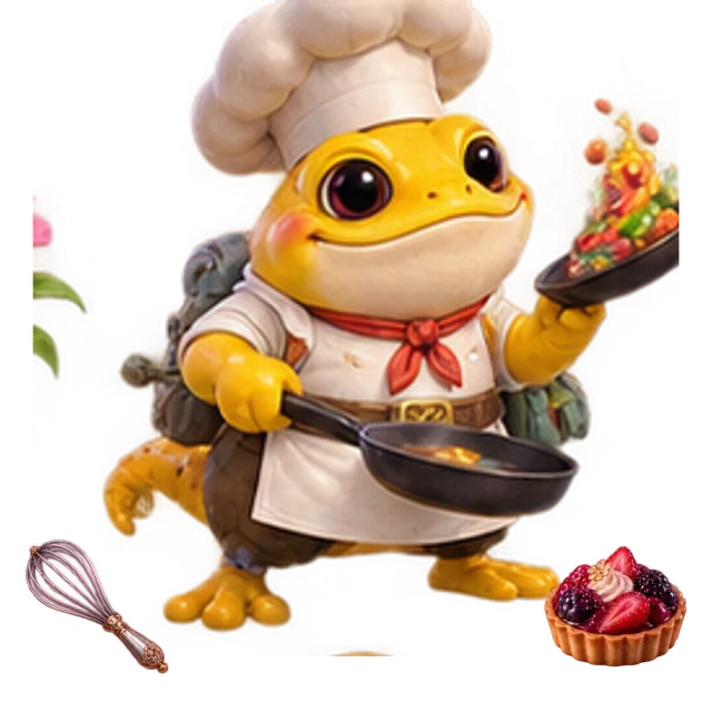 Cloud Kitchen: Midnight Soufflé original cartoon hero