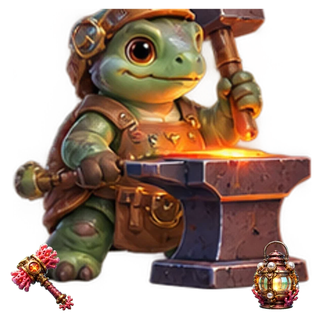 Coral Forge original cartoon hero