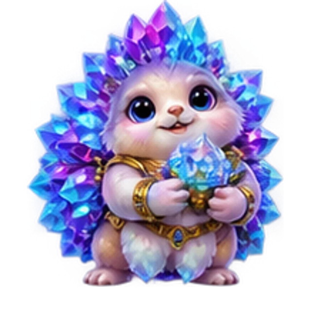Crystal Cascade original cartoon hero