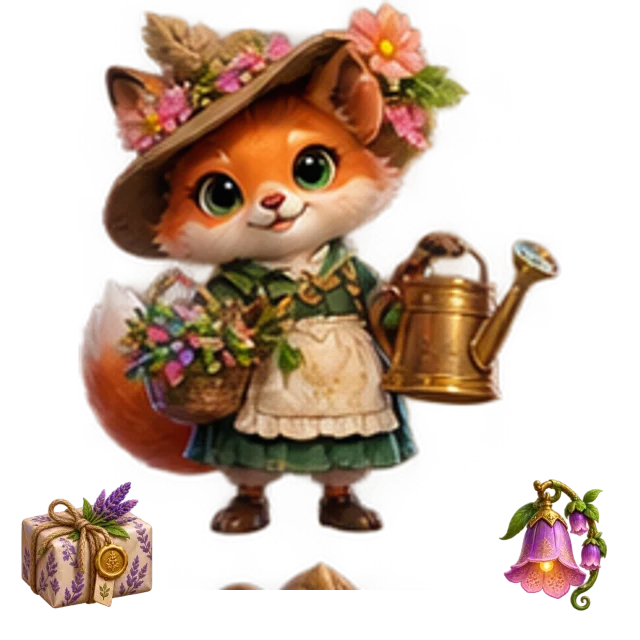 Foxglove Village original cartoon hero