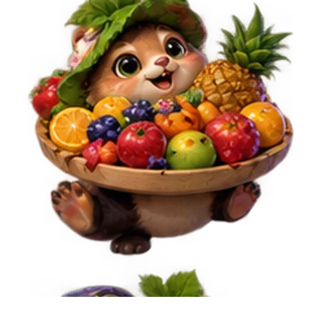Fruit Bonanza original cartoon hero