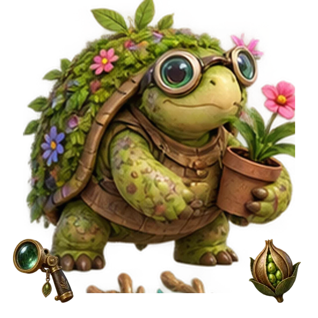 Jungle Botanist: Orchid Atlas original cartoon hero