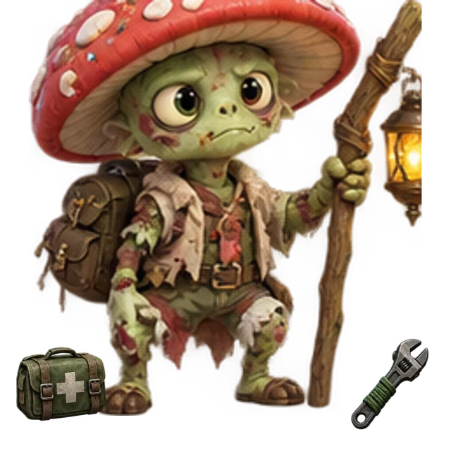 Last Light Outpost original cartoon hero