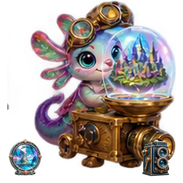 Miniature Realm Projector original cartoon hero