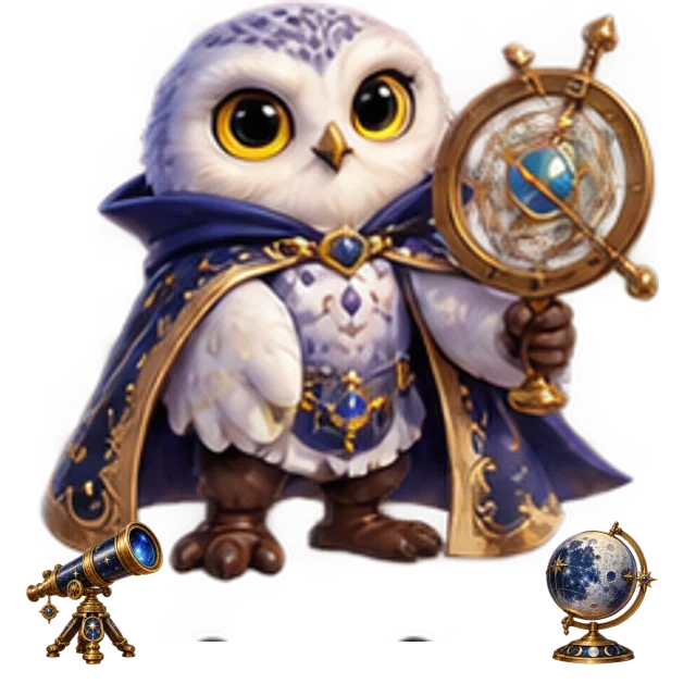 Moonlit Observatory original cartoon hero