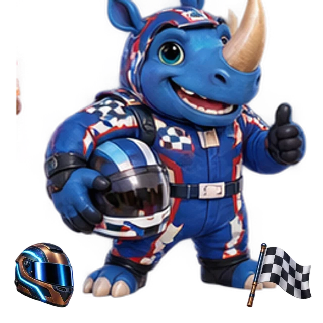 Neon Apex Rush original cartoon hero