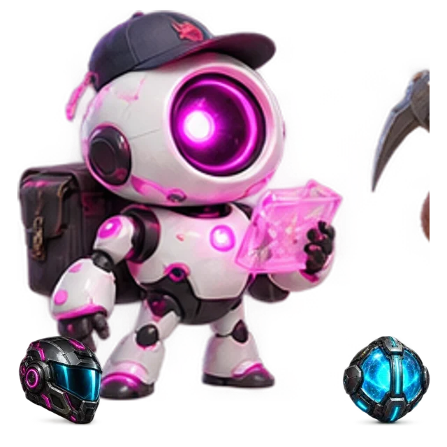 Neon Circuit: Nightfall Vault original cartoon hero