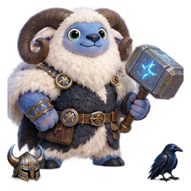 Valhalla: Stormforge original cartoon hero