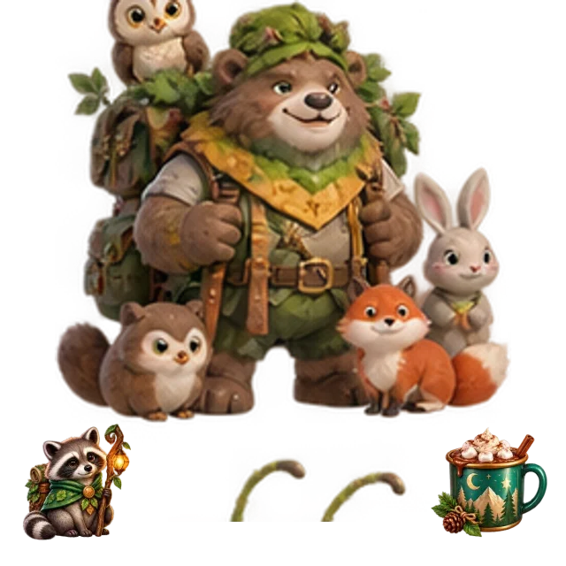 Wild Friends Camp original cartoon hero