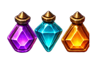 Alchemy Match gameplay objects
