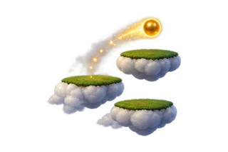 Cloud Climber gameplay objects
