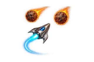 Comet Dodge gameplay objects