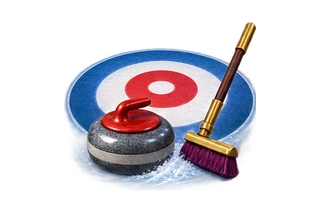 Crystal Curling gameplay objects