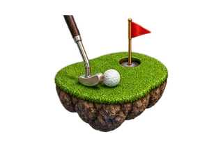 Moon Golf gameplay objects