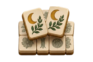 Moon Tile Garden gameplay objects