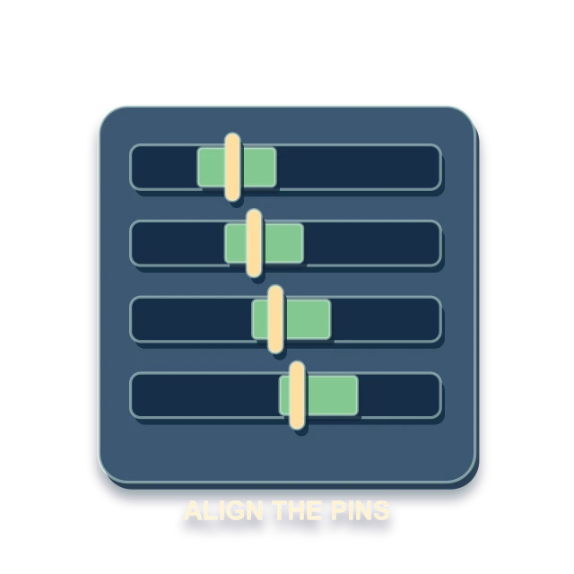 Pin Locksmith gameplay objects