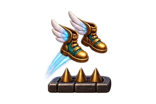 Skyborne Runner gameplay objects